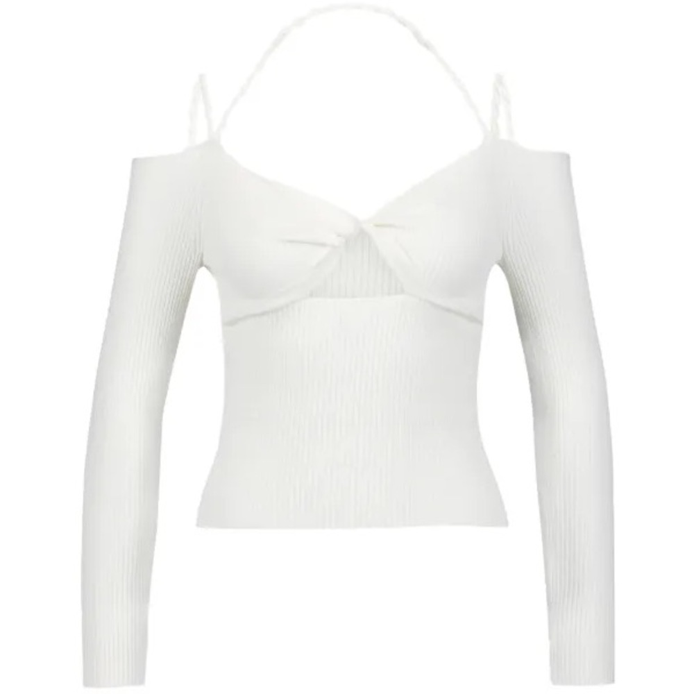 Altuzarra Odin cut-out ribbed-knit sweater in White Size Small Originally $870 - Picture 3 of 10